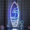 Surfboard Neon Sign, Dimmable LED Beach Wave Neon Signs USB Powered, Decorations for Man Cave Home Summer Beach Restaurant Bar Bistro Club, Gifts for Surfers